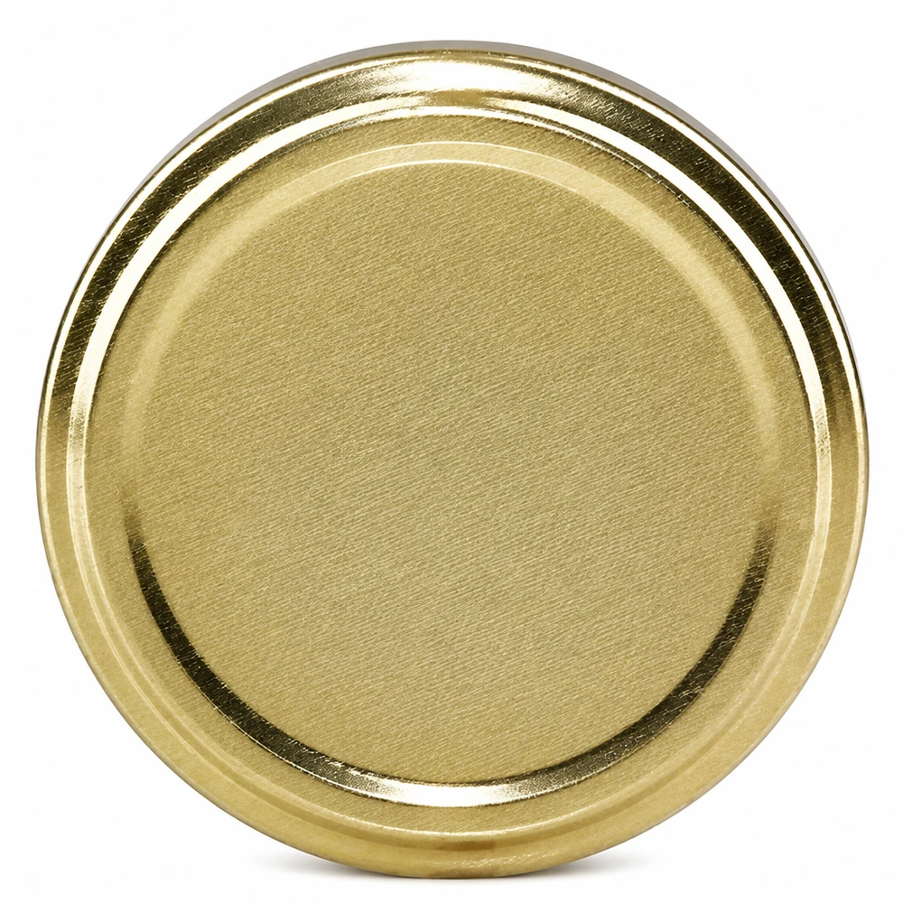 Couvercle à vis TO82 de 82 mm, doré, BasicSeal UniTwist, pour bocaux de conserve