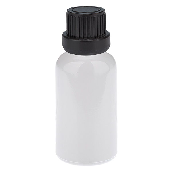 Flacon compte-gouttes 20 ml 2 mm noir Bouchon d'origine WhiteLine UT18/20