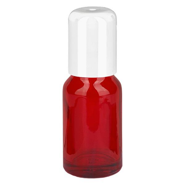 10ml Flacon Roll-On blanc STD RedLine UT18/10