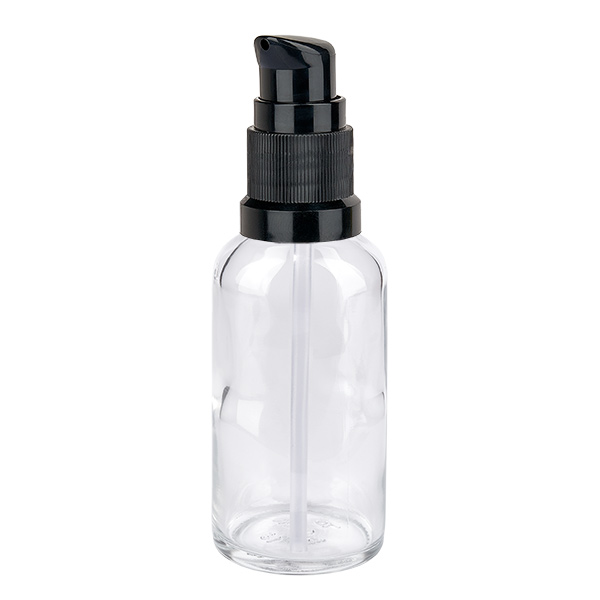 50ml flacon pompe noir STD ClearLine UT18/50 50ml flacon pompe noir STD ClearLine UT18/50