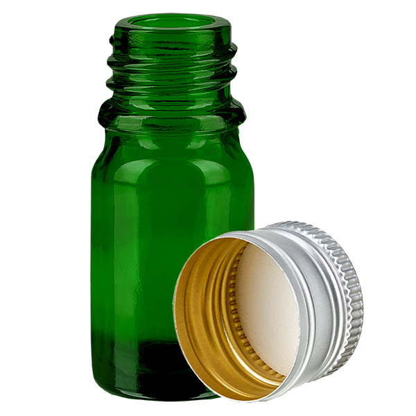 Flacon 5ml 11mm SV alu-argent STD GreenL. UT18/5