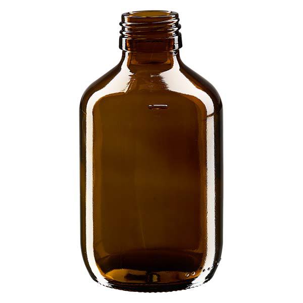 Flacon médical 200 ml couleur ambrée, PP 28 Flacon médical 200 ml couleur ambrée, PP 28