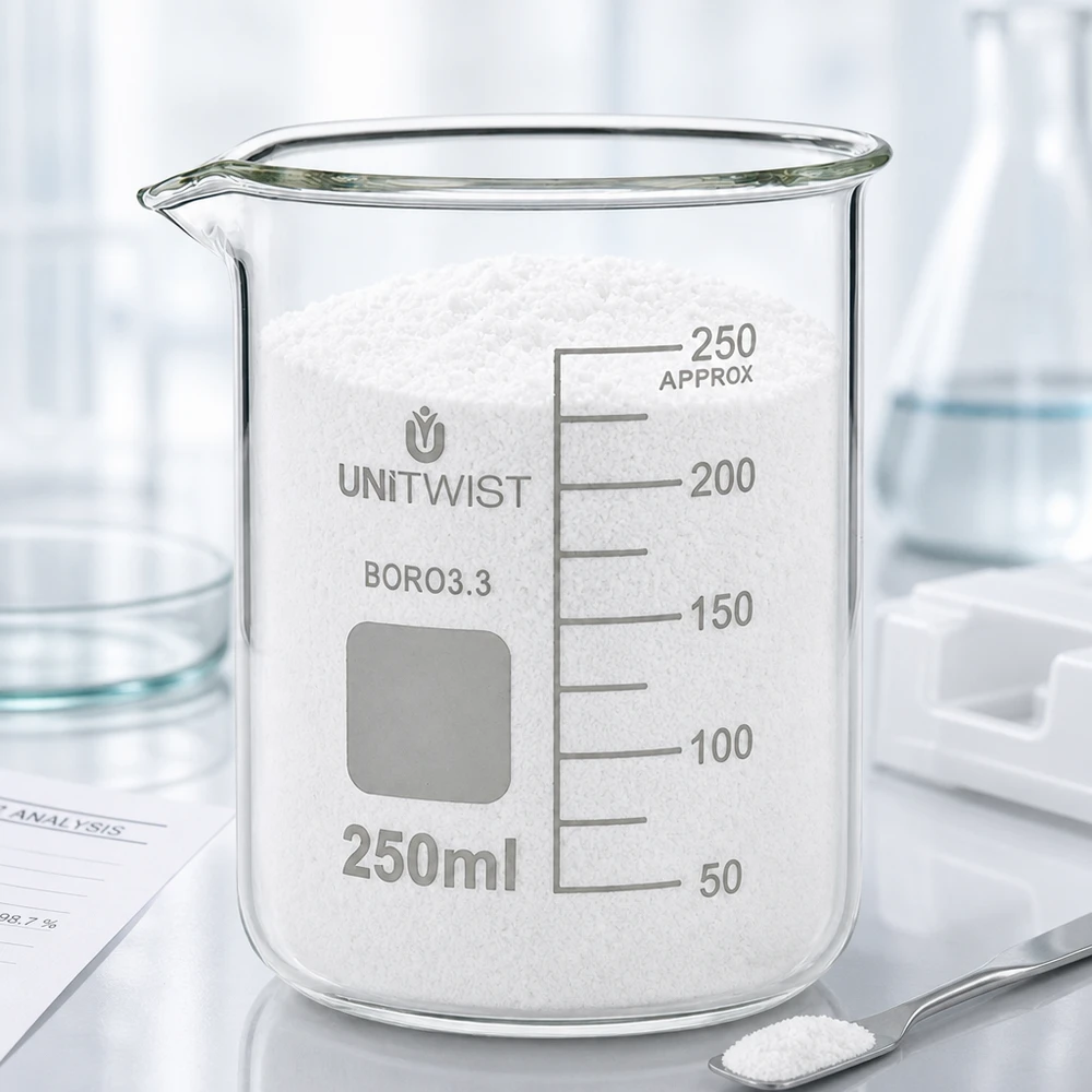 Bécher 250ml borosilicate, forme basse UNiTWIST Verre à mesure UNiTWIST en borosilicate, forme basse, 250 ml, avec graduation de 50 à 250 ml (environ)
