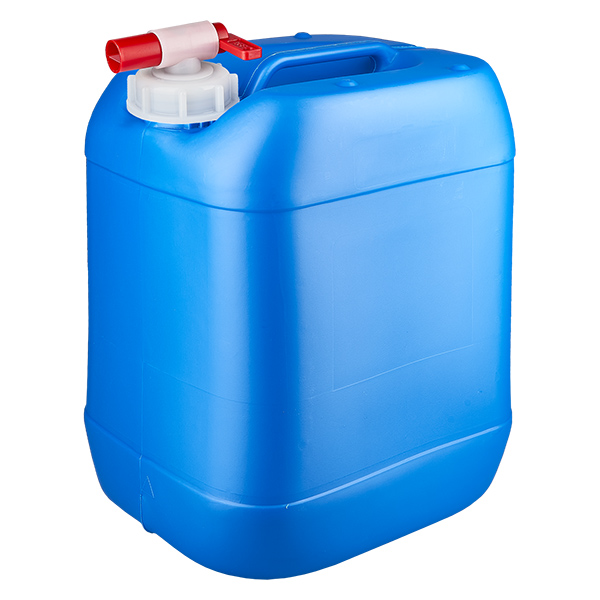 Bidon 20 litres bleu avec robinet