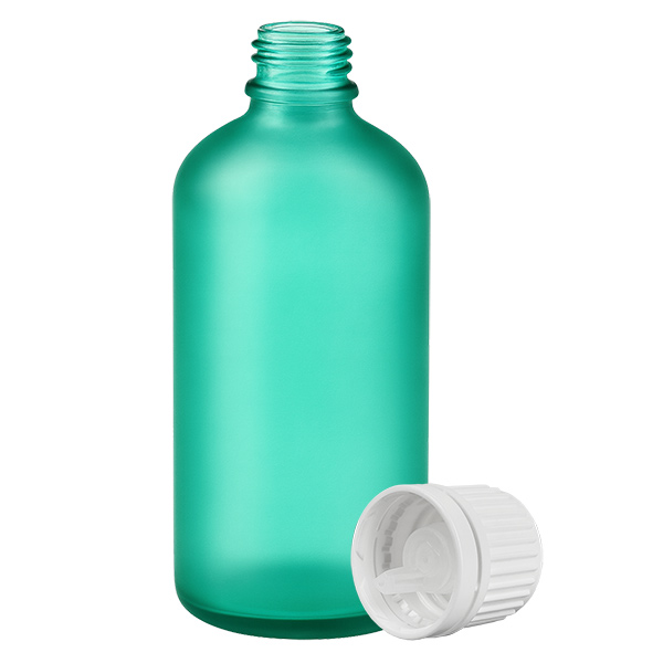100ml flacon compte-gouttes 0.7mm blanc OV GreenLine UT18/100 100ml flacon compte-gouttes 0.7mm blanc OV GreenLine UT18/100