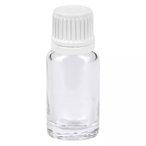 Flacon compte-goutte 10ml 0.7mm blanc OV ClearLine UT18/10