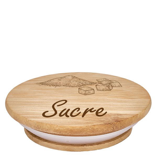 Paire en bois « Sucre » pour WECK RR100