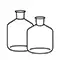 Bouteilles de stockage / bouteilles pour burette