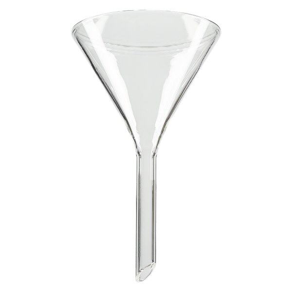 Entonnoir Ø 55mm - verre borosilicate 3.3 - angle 60° Entonnoir Ø 55mm - verre borosilicate 3.3 - angle 60°