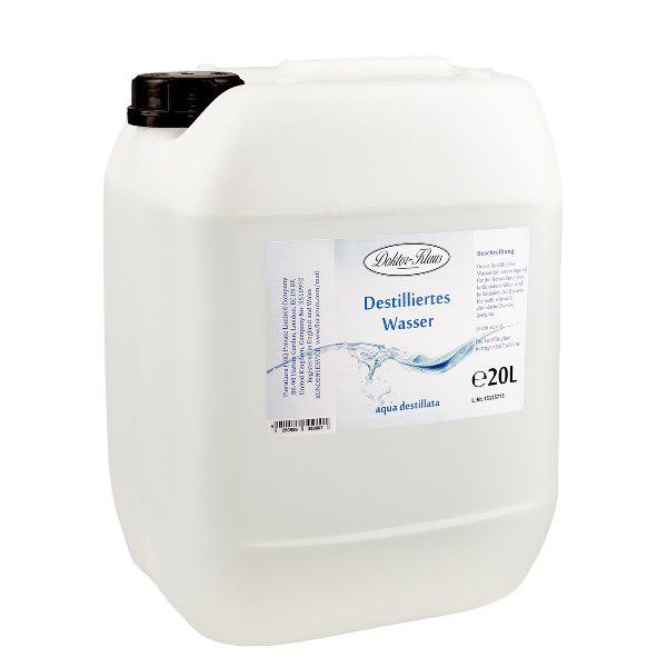Eau distillée Doktor Klaus - Aqua dest 20 litres en jerrican premium teinte naturelle