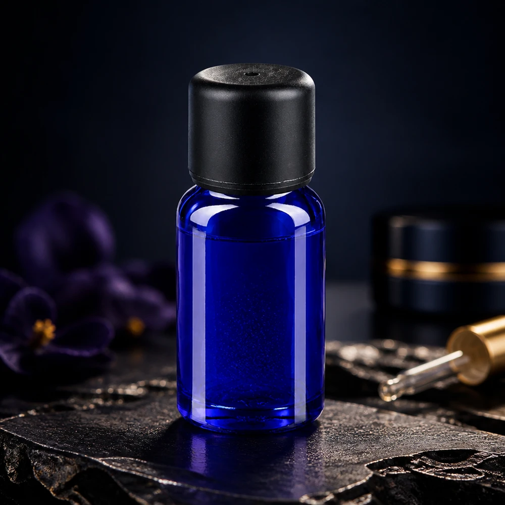 Flacon 10ml 11mm SV noir OV BlueLine UT18/10 Flacon 10ml 11mm SV noir OV BlueLine UT18/10