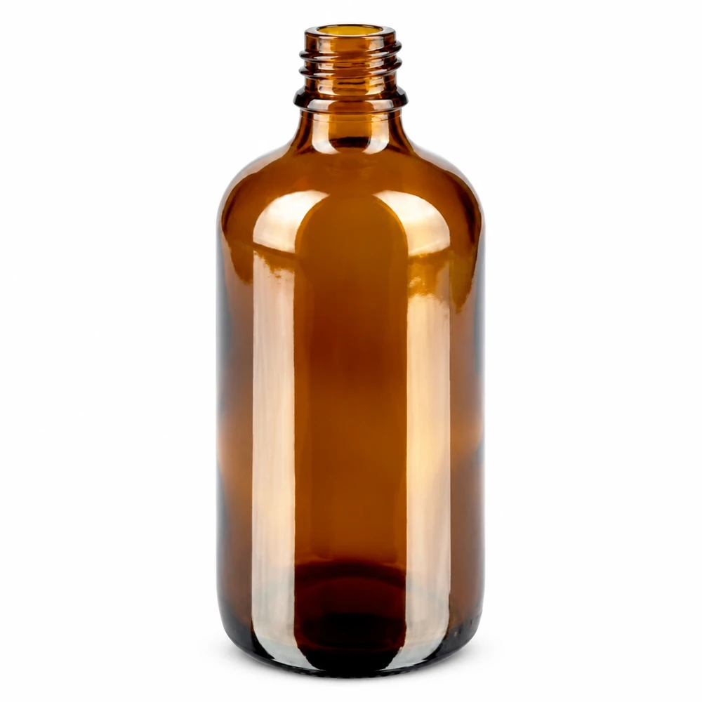 100ml flacon de gouttes 0.9mm blanc STD BrownLine UT18/100 Bouteille en verre compacte de 100 ml de couleur brune avec un système de goutte à goutte précis de 0,9 mm pour les liquides