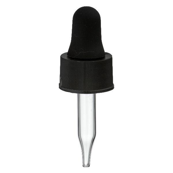Pipette compte-gouttes en verre noir UT13/3 UNiTWIST