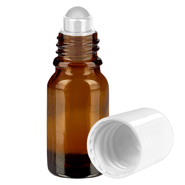 10ml Flacon Roll-On blanc STD BrownLine UT18/10