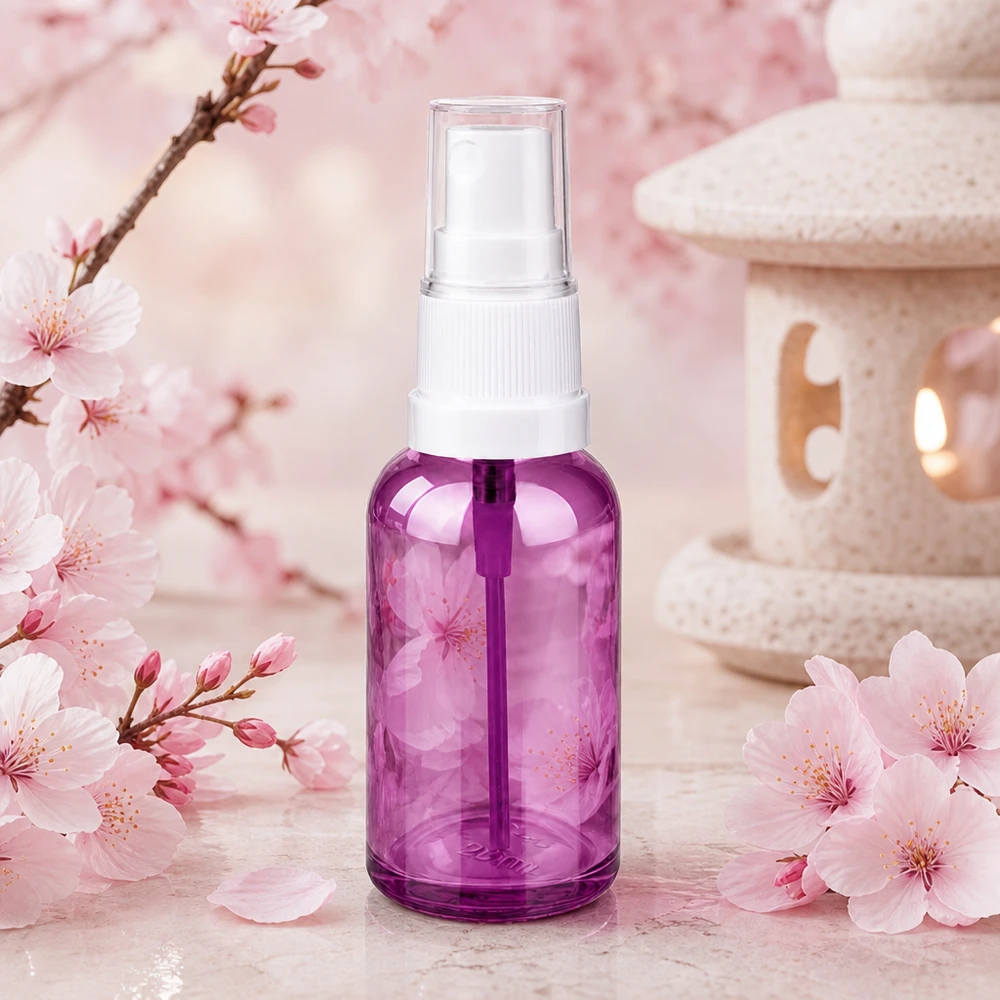 Vaporisateur 30ml blanc/transparent Standard PurpleLine UT18/30 Vaporisateur rechargeable 30ml transparent violet avec fonction de pulvérisation fine