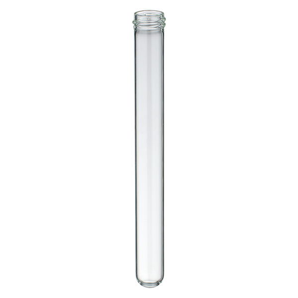 Tube de culture, transparent, avec filetage GL18, 160x16 mm en verre sodo-calcique
