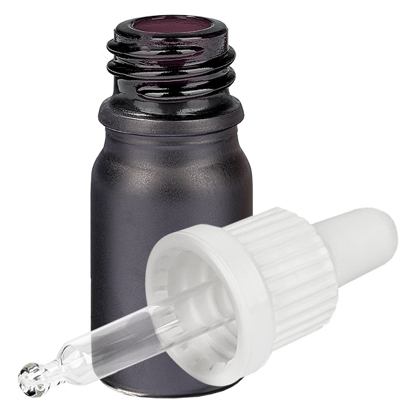 Flacon à pipette 5ml blanc OV BlackLine UT18/5 Flacon à pipette 5ml blanc OV BlackLine UT18/5
