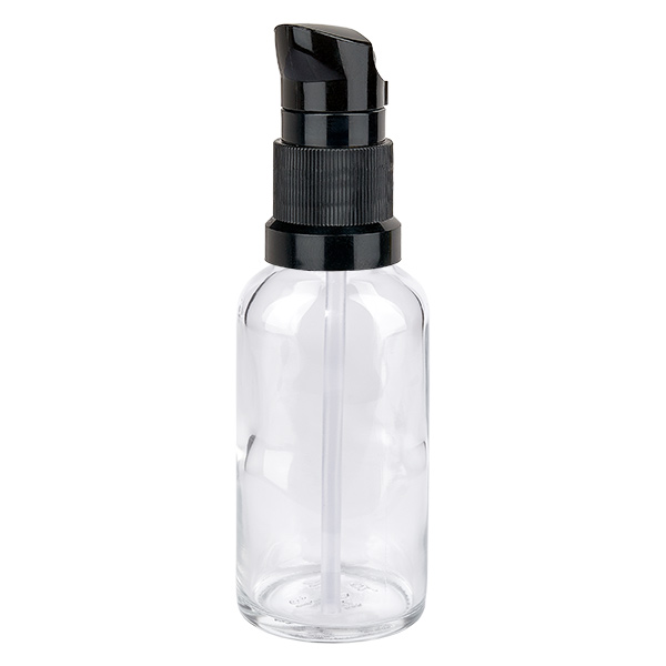 50ml flacon pompe noir STD ClearLine UT18/50 50ml flacon pompe noir STD ClearLine UT18/50