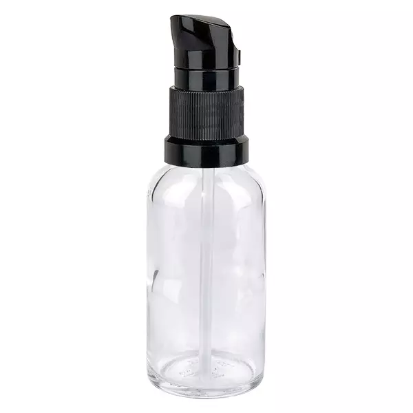 50ml flacon pompe noir STD ClearLine UT18/50