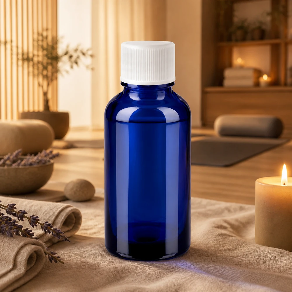 Flacon de 30ml 11mm SV blanc STD BlueLine UT18/30 Bouteille en verre de 30 ml avec une surface mate et un design ergonomique pour une utilisation facile
