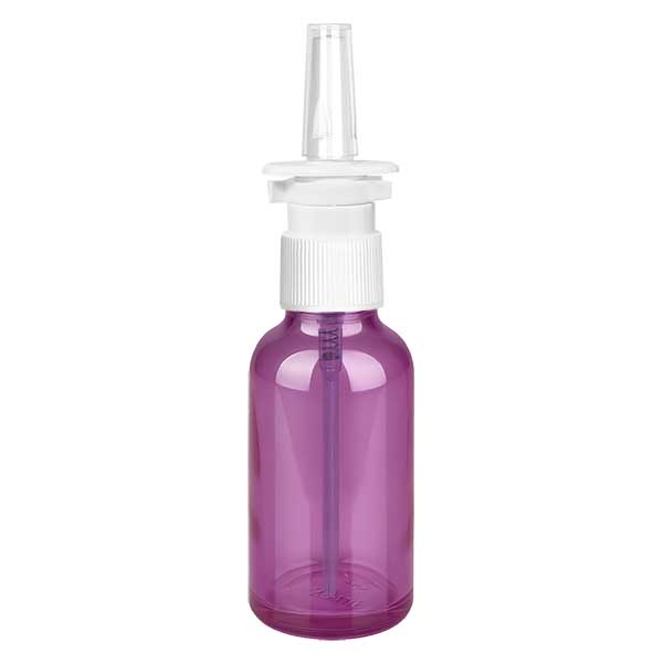Vaporisateur nasal de 30ml blanc/transparent standard PurpleLine. UT18/30