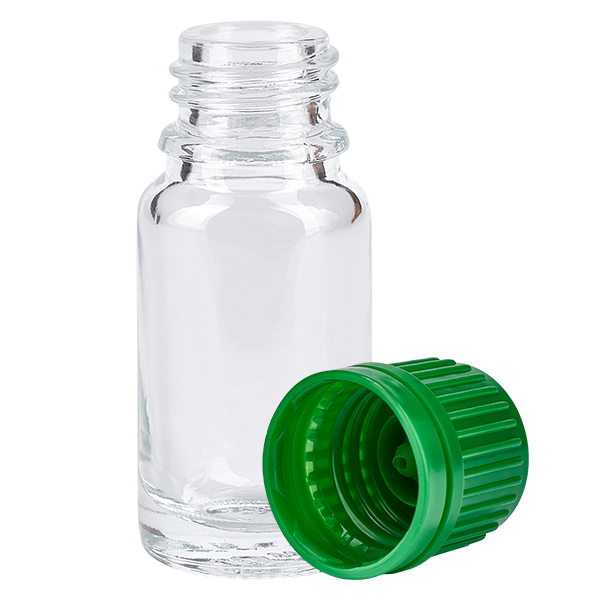 Flacon 10ml 11mm SV vert OV ClearLine UT18/10 Flacon 10ml 11mm SV vert OV ClearLine UT18/10