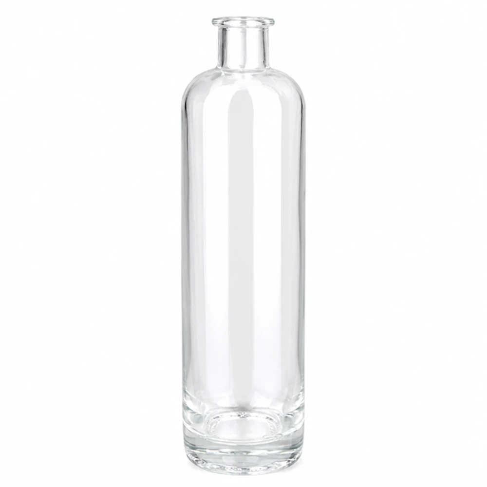Bouteille en verre 500 ml « Ella » sans bouchon UNiTWIST® Bouteille en verre Ella 500ml sans bouchon UNiTWIST transparent clair cylindrique vide Photo produit