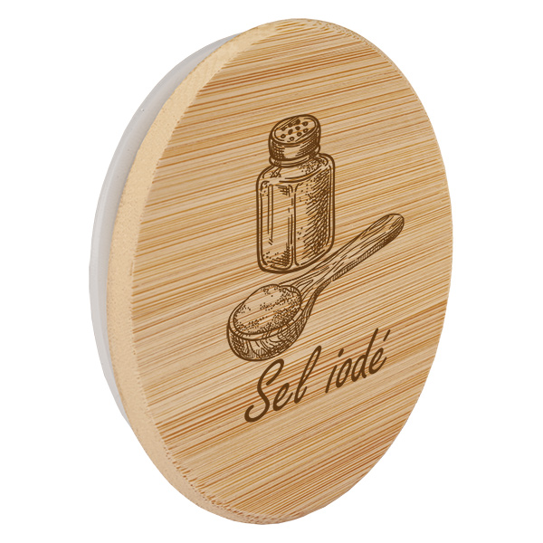 Paire en bois « Sel iodé » pour WECK RR60 Paire en bois « Sel iodé » pour WECK RR60