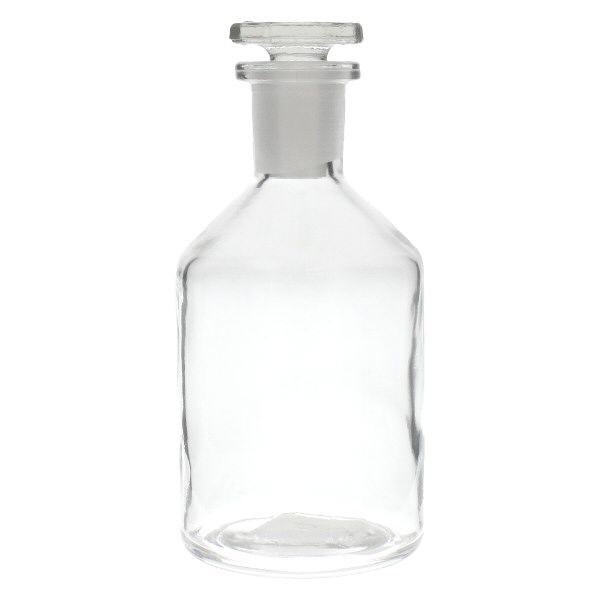 Flacon à col étroit et conique 50 ml en verre clair + bouchon de verre Flacon à col étroit et conique 50 ml en verre clair + bouchon de verre