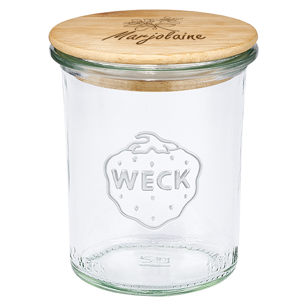 Coffret en bois « Marjolaine » avec revêtement WECK 160 ml