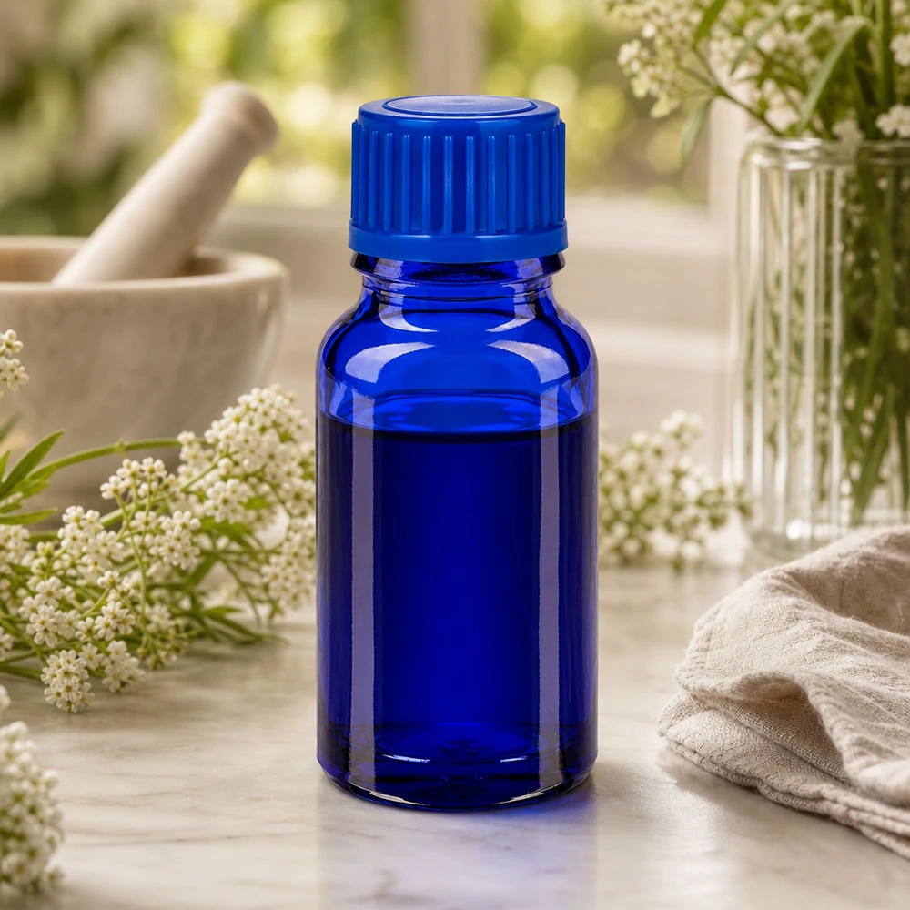 Flacon de 10ml 11mm SV bleu STD BlueLine UT18/10 Petit flacon de 10 ml avec bouchon étanche anti-fuite pour une utilisation goutte à goutte