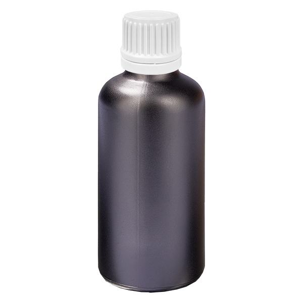 Flacon compte-goutte 50ml 0.7mm blanc OV BlackLine UT18/50