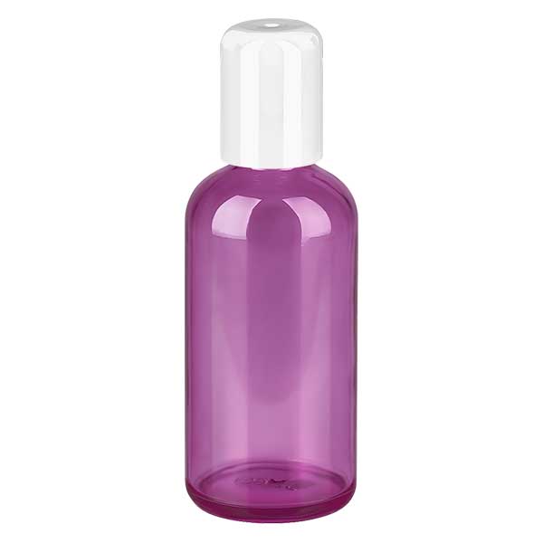 Flacon roll-on 100ml blanc standard PurpleLine UT18/100