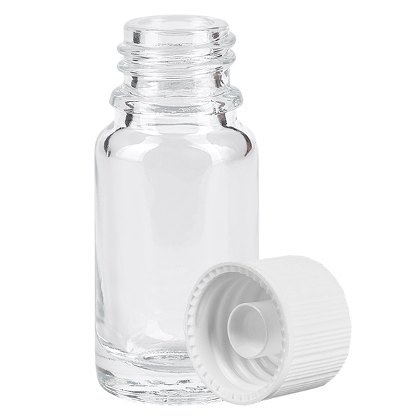 Flacon de 10ml 11mm SV blanc STD ClearLine UT18/10 Flacon de 10ml 11mm SV blanc STD ClearLine UT18/10