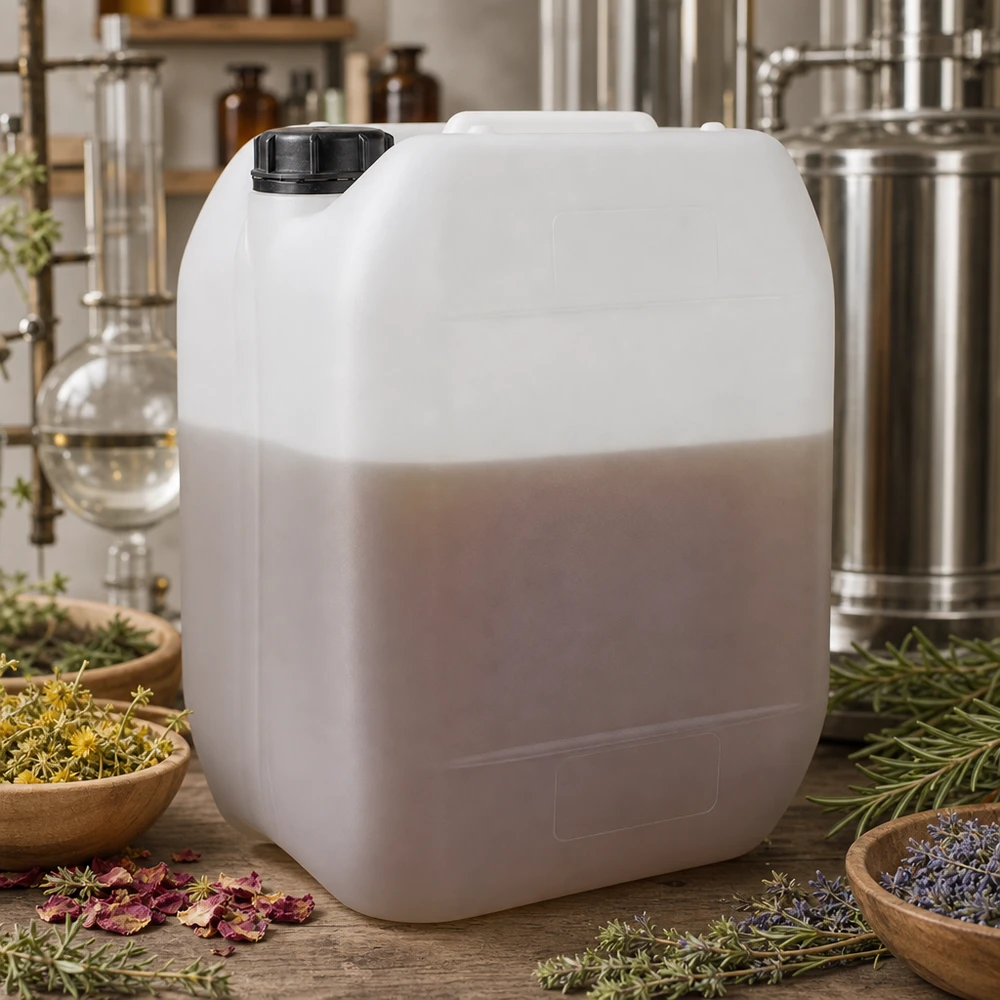 Bidon d'aromathérapie de 10 litres pour huiles essentielles et hydrolats issus de la distillation