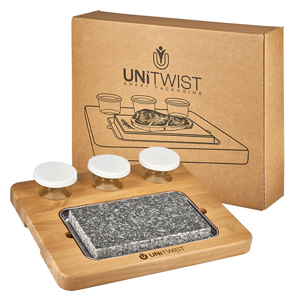 Set de pierres chaudes pour barbecue "L" - intérieur & extérieur