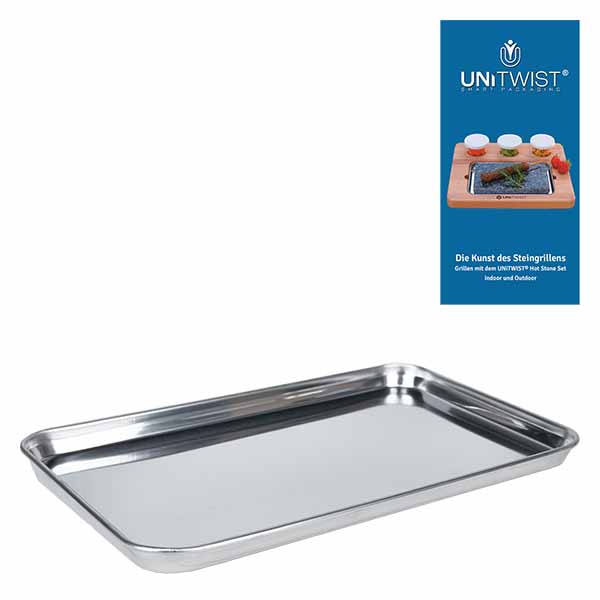 Bol en acier inoxydable pour les sets de pierres chaudes UNiTWIST Bol en acier inoxydable pour les sets de pierres chaudes UNiTWIST