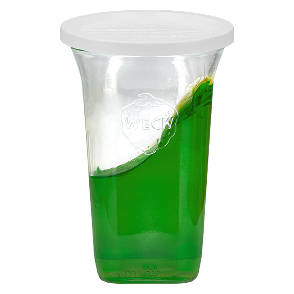 Lot de 6 récipients Weck Quentin 795 ml + 6 couvercles fraîcheur