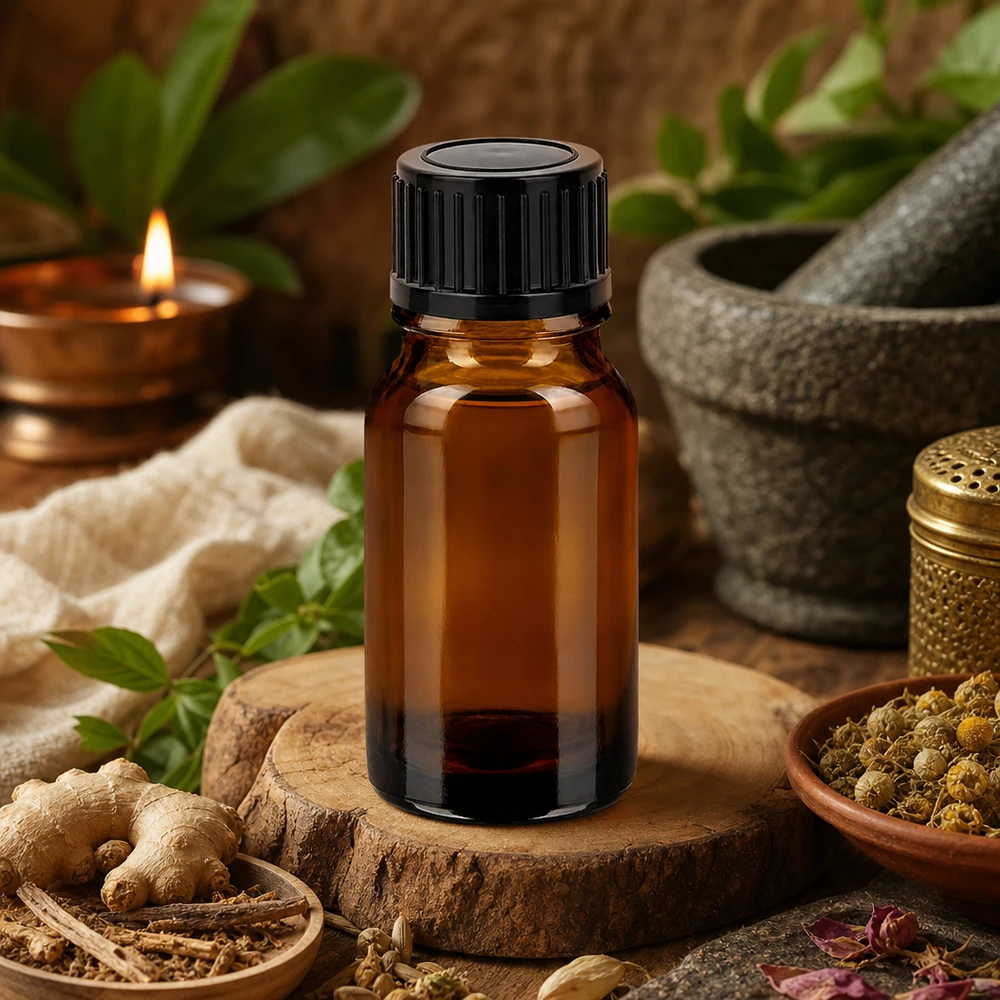 Flacon 10ml 11mm SV noir STD BrownLine UT18/10 Bouteille de 10ml en verre brun avec protection UV et bouchon à vis noir pour l'aromathérapie