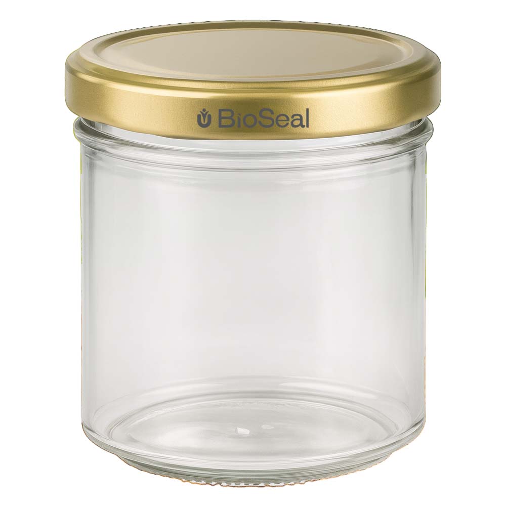 Pot à miel 200 g avec couvercle doré BioSeal UNiTWIST