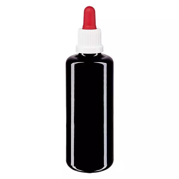 Fl. viol. 50ml Pipette blanc/rouge OV