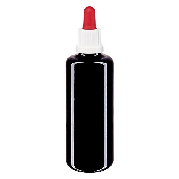 Fl. viol. 50ml Pipette blanc/rouge OV