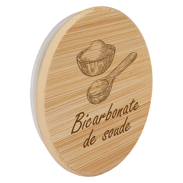 Paire en bois « bicarbonate de soude » pour WECK RR60