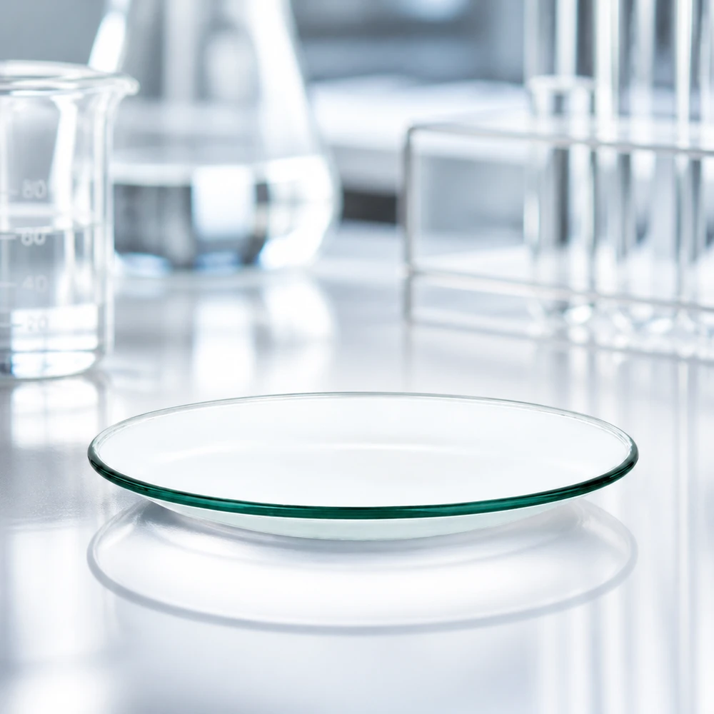 Verre de montre 70 mm - verre borosilicate 3.3 - bord fondu Plateau compact en verre de montre de 70 mm parfait pour les petites quantités d'échantillons et les micro-expériences