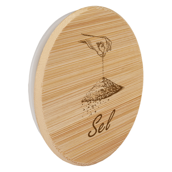 Paire en bois « Sel » pour WECK RR100 Paire en bois « Sel » pour WECK RR100