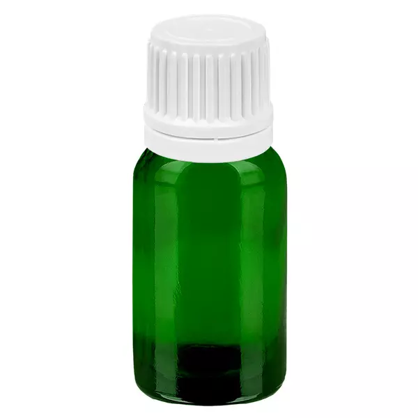 Flacon compte-goutte 10ml 0.7mm blanc OV GreenLine UT18/10