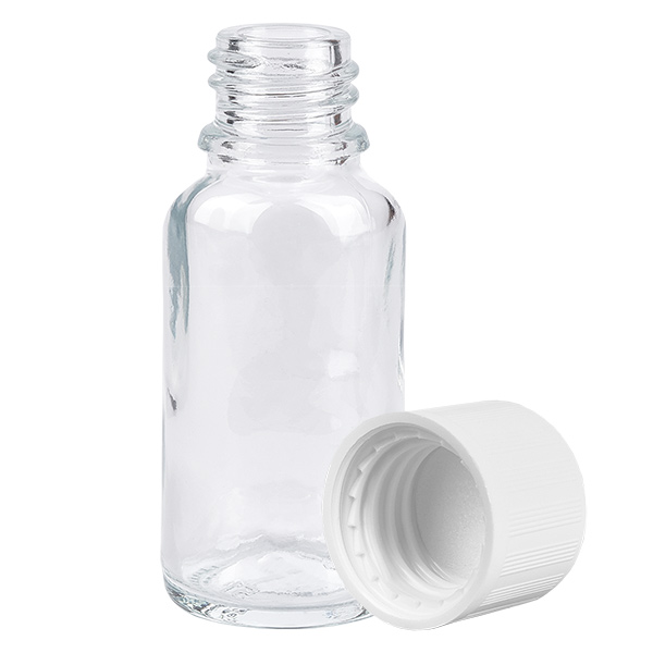 Flacon 20ml 11mm SV blanc OV ClearLine UT18/20