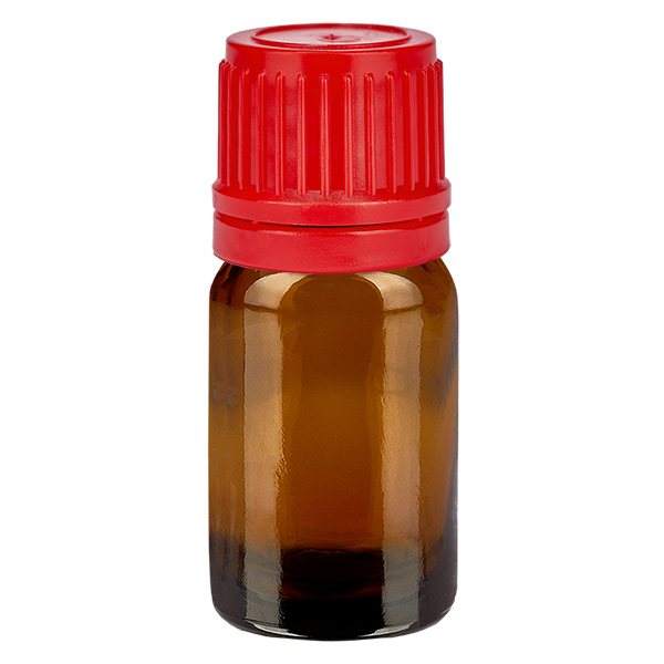 Flacon de 5ml 11mm SV rouge OV BrownLine UT18/5