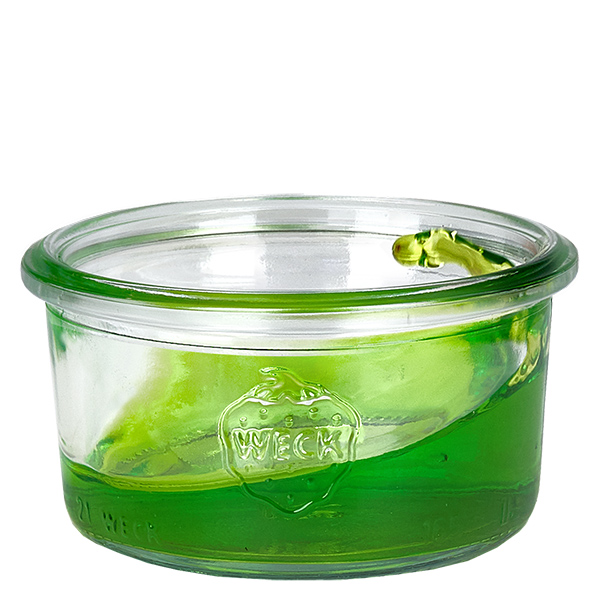 Lot de 24 pots Weck 165ml verre renversé Lot de 24 pots Weck 165ml verre renversé
