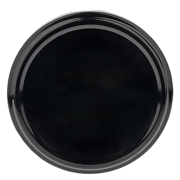 120ml Verre terrine avec couvercle BasicSeal noir UNiTWIST